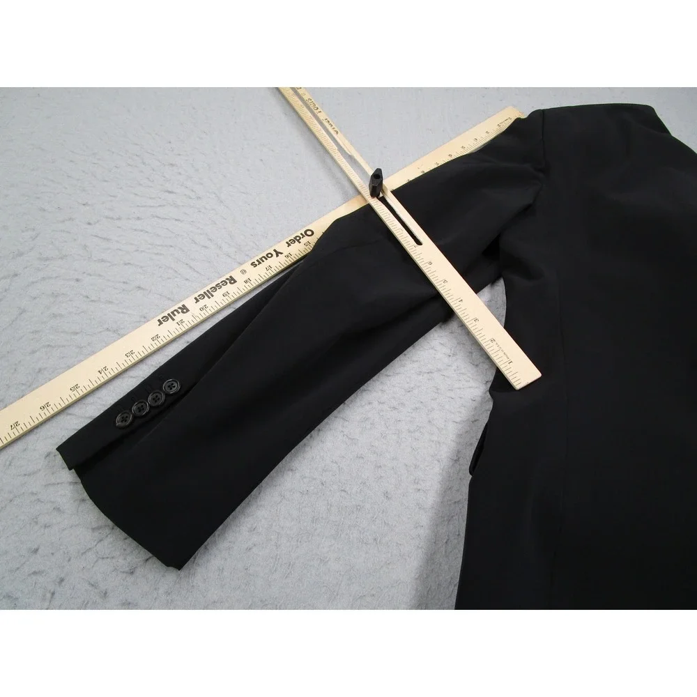 Prada Milano Suit Mens Black Stretch 48R Italy A8095 2 Piece 3 Button